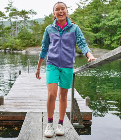 Kids' Airlight Full-Zip Hoodie, Colorblock | L.L.Bean Featured