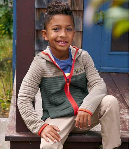 Kids' Airlight Full-Zip Hoodie, Colorblock | L.L.Bean Featured