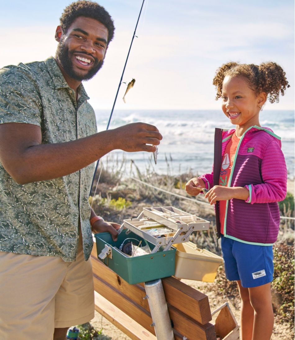 Kids' Airlight Full-Zip Hoodie, Colorblock | L.L.Bean Featured