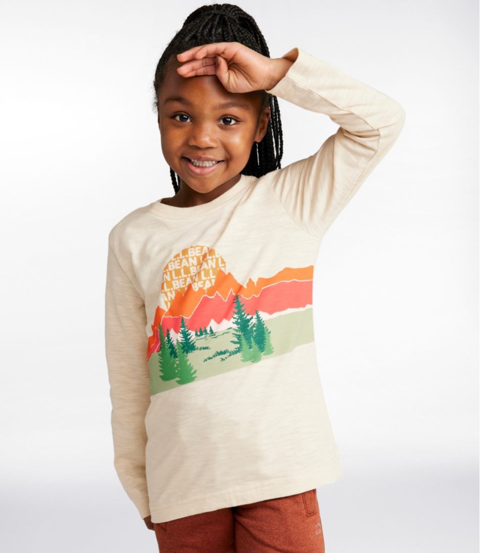 Kids' Graphic Tee, Long-Sleeve Glow-in-the-Dark | L.L.Bean Best Seller