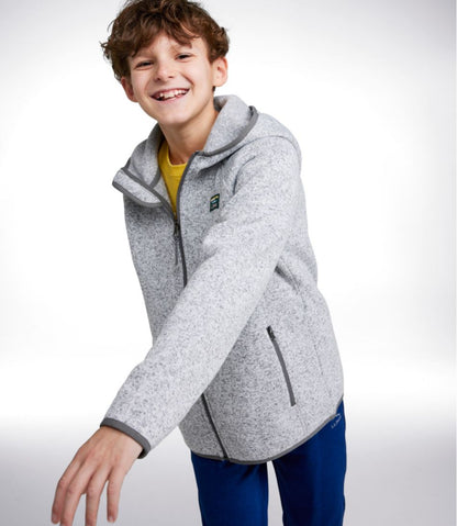 Kids' L.L.Bean Sweater Fleece, Hooded | L.L.Bean Recommended