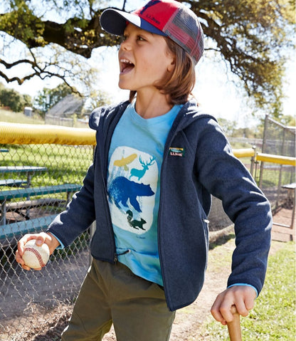 Kids' L.L.Bean Sweater Fleece, Hooded | L.L.Bean Recommended