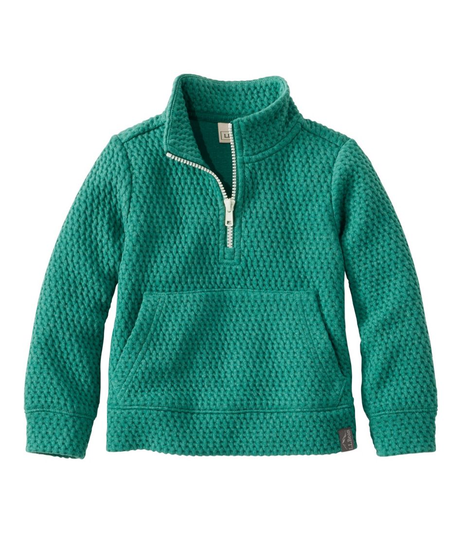 Toddlers' Ridgeknit Pullover, Glow-in-the-Dark Quarter-Zip | L.L.Bean Classic