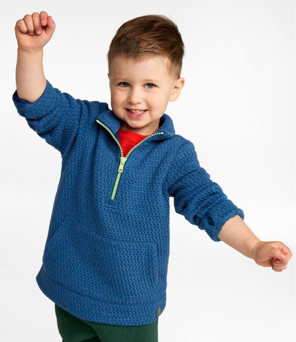 Toddlers' Ridgeknit Pullover, Glow-in-the-Dark Quarter-Zip | L.L.Bean Classic