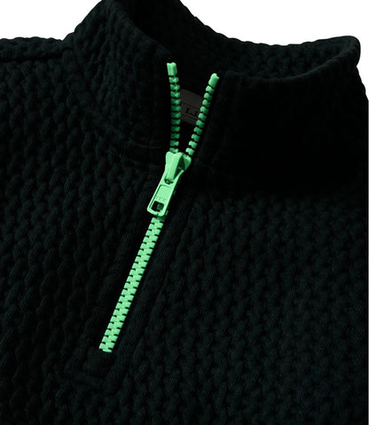 Toddlers' Ridgeknit Pullover, Glow-in-the-Dark Quarter-Zip | L.L.Bean Classic