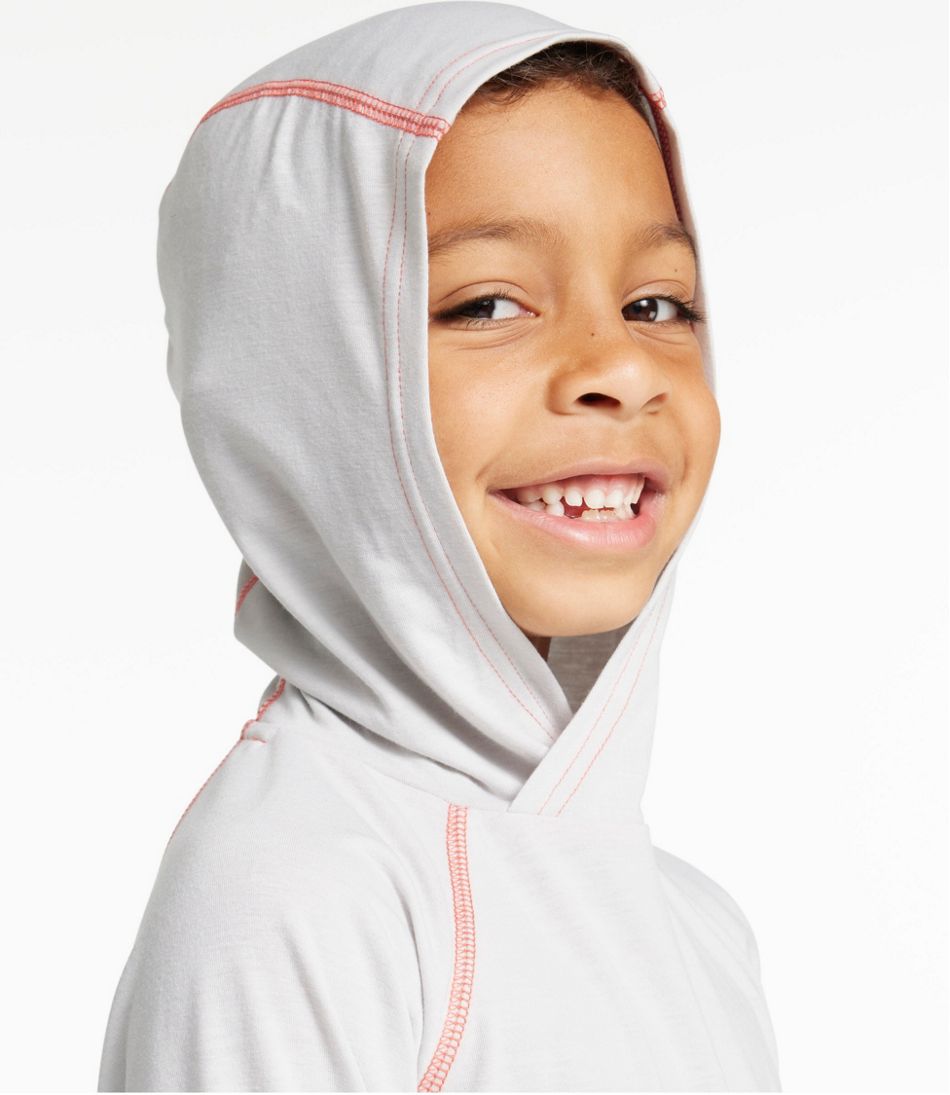 Kids' Everyday SunSmart® Hooded Tee, Long-Sleeve | L.L.Bean Essential