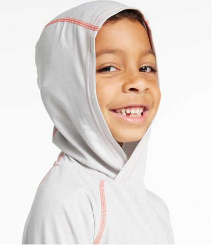 Kids' Everyday SunSmart® Hooded Tee, Long-Sleeve | L.L.Bean Essential