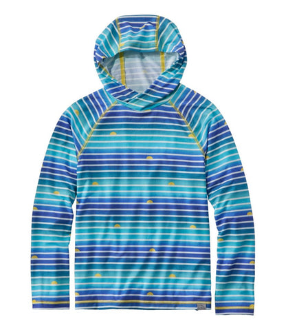 Kids' Everyday SunSmart® Hooded Tee, Long-Sleeve Stripe | L.L.Bean Great Value