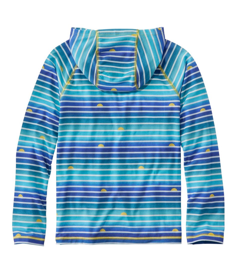 Kids' Everyday SunSmart® Hooded Tee, Long-Sleeve Stripe | L.L.Bean Great Value