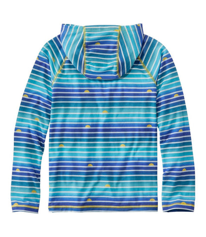 Kids' Everyday SunSmart® Hooded Tee, Long-Sleeve Stripe | L.L.Bean Great Value