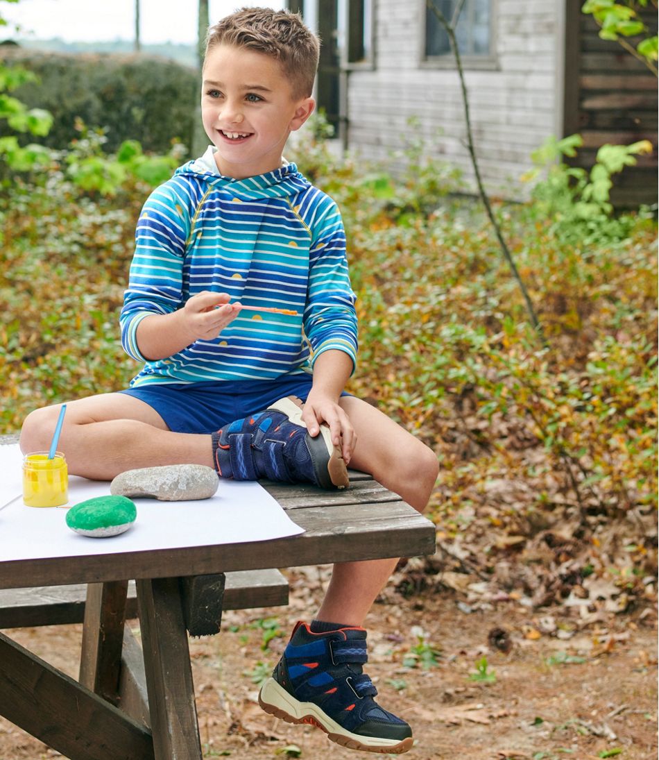 Kids' Everyday SunSmart® Hooded Tee, Long-Sleeve Stripe | L.L.Bean Great Value