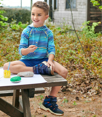 Kids' Everyday SunSmart® Hooded Tee, Long-Sleeve Stripe | L.L.Bean Great Value