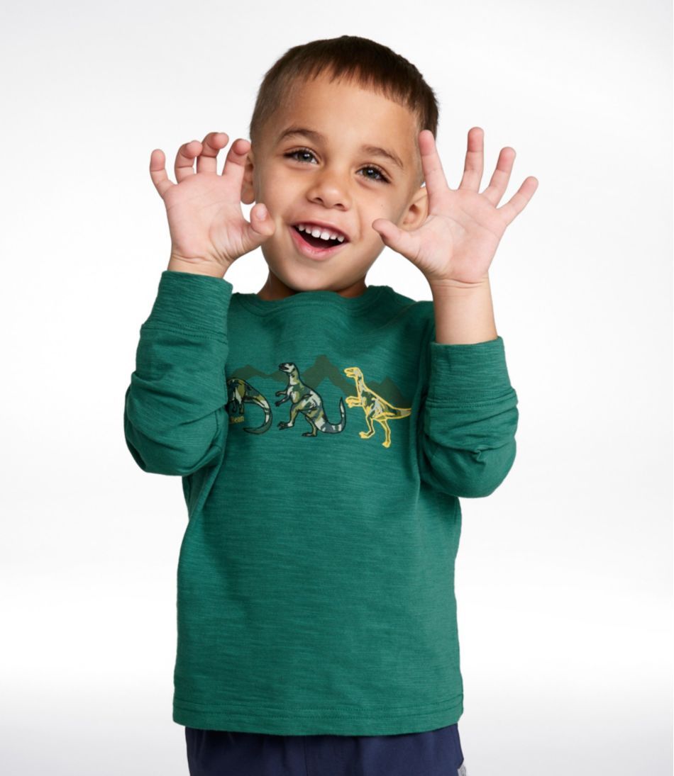 Infants' and Toddlers' Graphic Tee, Long-Sleeve Glow-in-the-Dark | L.L.Bean Latest