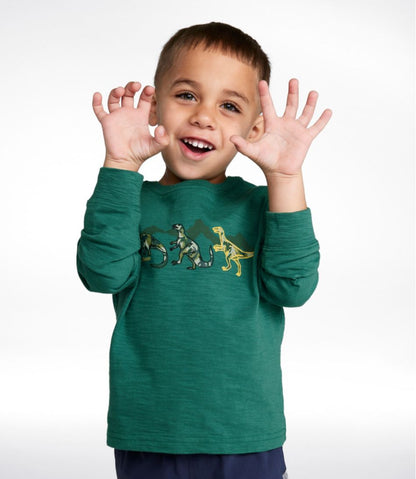 Infants' and Toddlers' Graphic Tee, Long-Sleeve Glow-in-the-Dark | L.L.Bean Latest