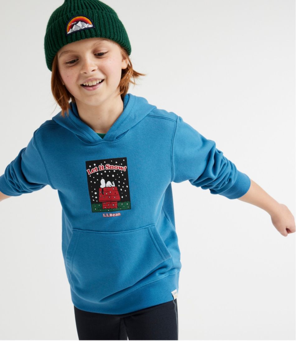 Kids' L.L.Bean x Peanuts Sweatshirt Hoodie | L.L.Bean Best Seller