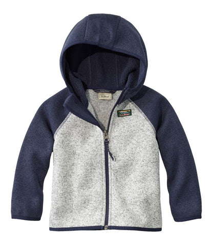 Infants' and Toddlers' L.L.Bean Sweater Fleece, Hooded Colorblock | L.L.Bean Classic