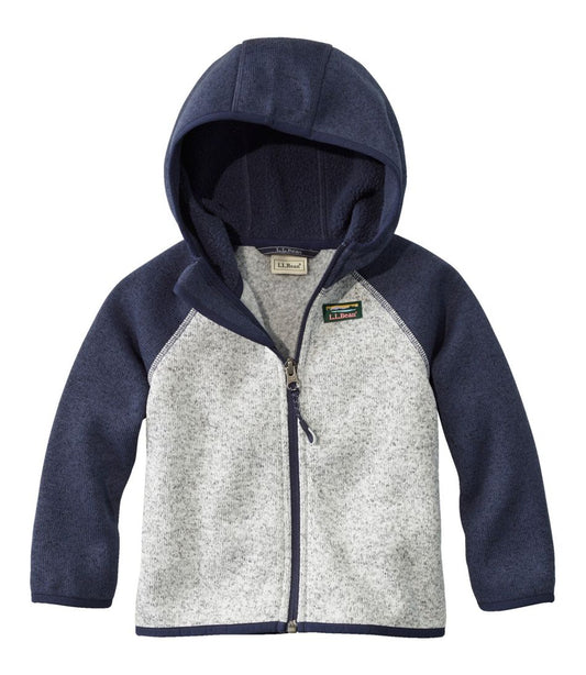 Infants' and Toddlers' L.L.Bean Sweater Fleece, Hooded Colorblock | L.L.Bean Classic