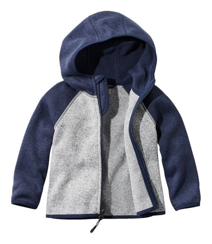 Infants' and Toddlers' L.L.Bean Sweater Fleece, Hooded Colorblock | L.L.Bean Classic