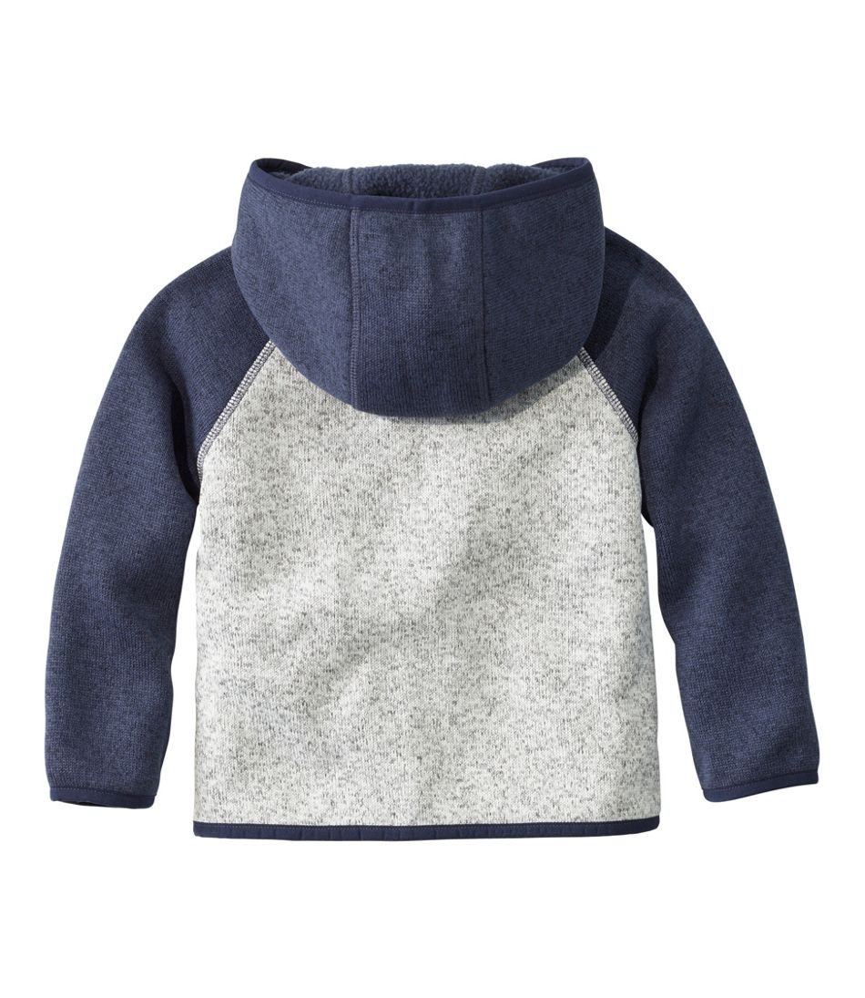 Infants' and Toddlers' L.L.Bean Sweater Fleece, Hooded Colorblock | L.L.Bean Classic