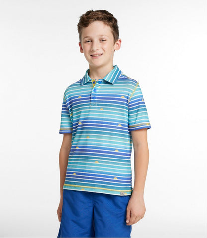 Kids' Everyday SunSmart® Polo, Print | L.L.Bean Essential