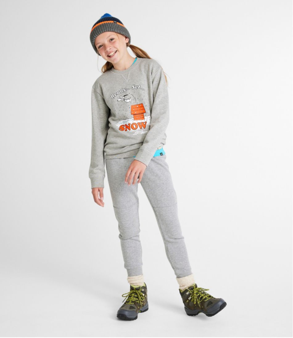 Kids' L.L.Bean x Peanuts Crew Sweatshirt | L.L.Bean Great Value