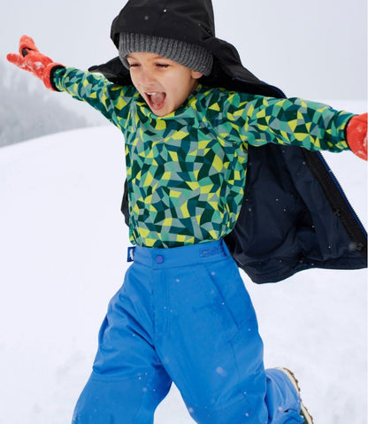 Kids' Wicked Warm Midweight Long Underwear, Top Print | L.L.Bean Classic