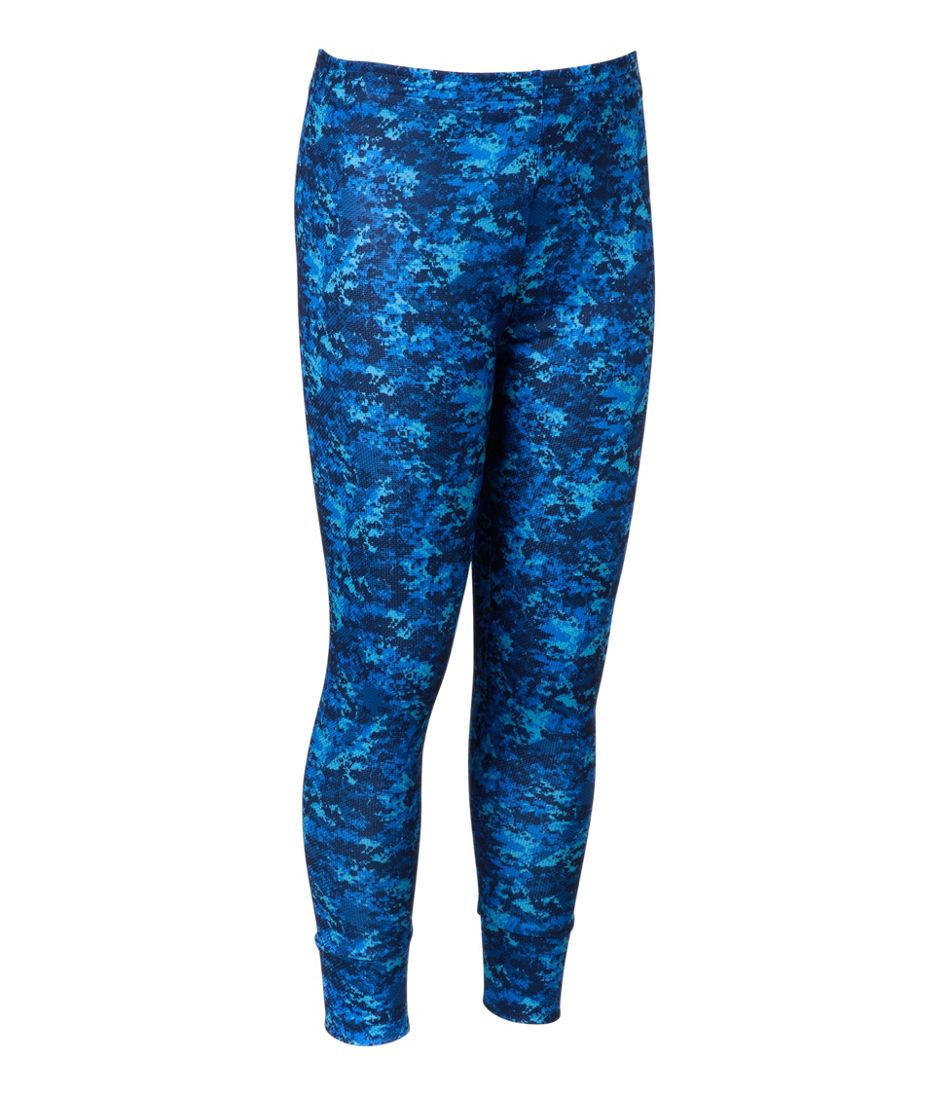 Kids' Wicked Warm Midweight Long Underwear, Pants Print | L.L.Bean Essential