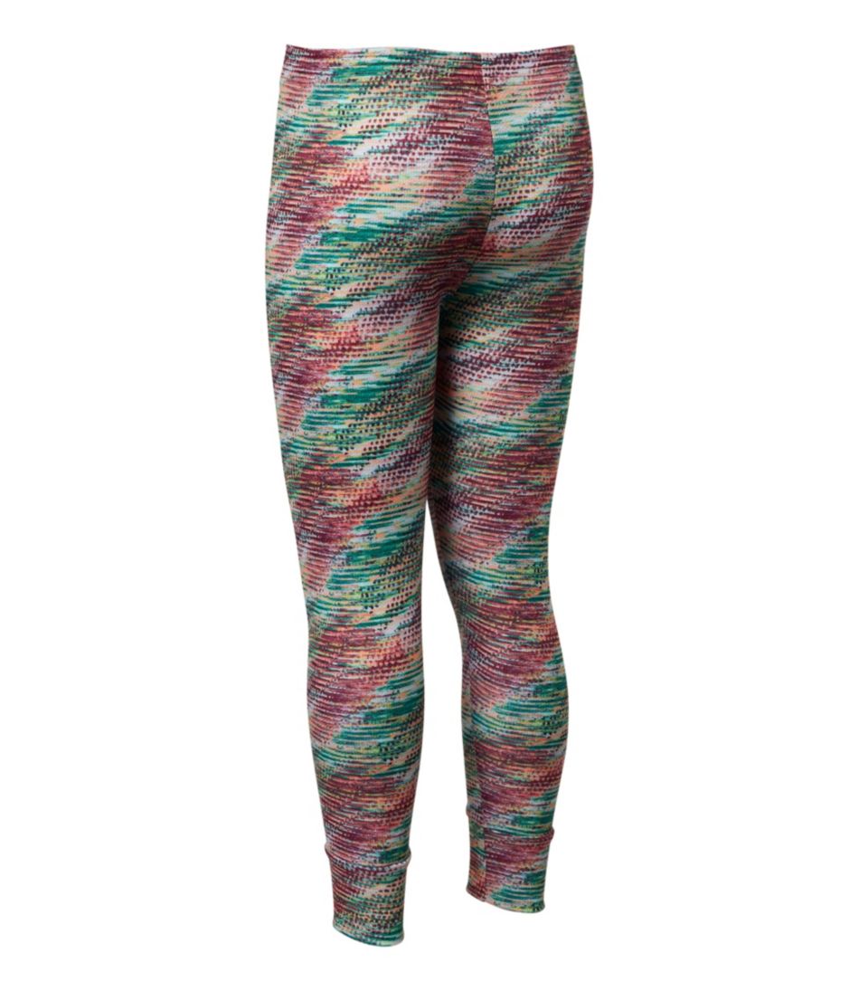 Kids' Wicked Warm Midweight Long Underwear, Pants Print | L.L.Bean Essential