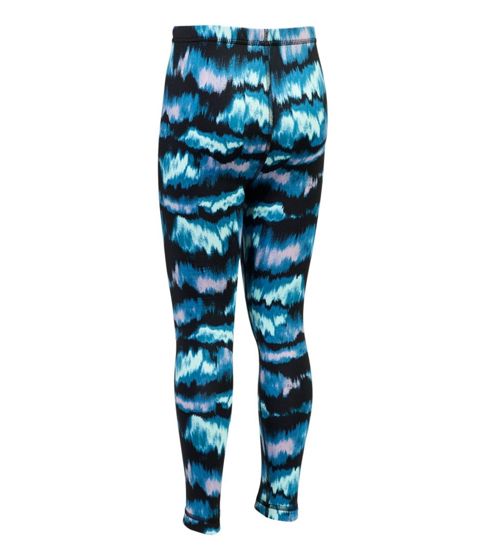 Kids' Wicked Warm Long Underwear, Expedition-Weight Print Pants | L.L.Bean Everyday