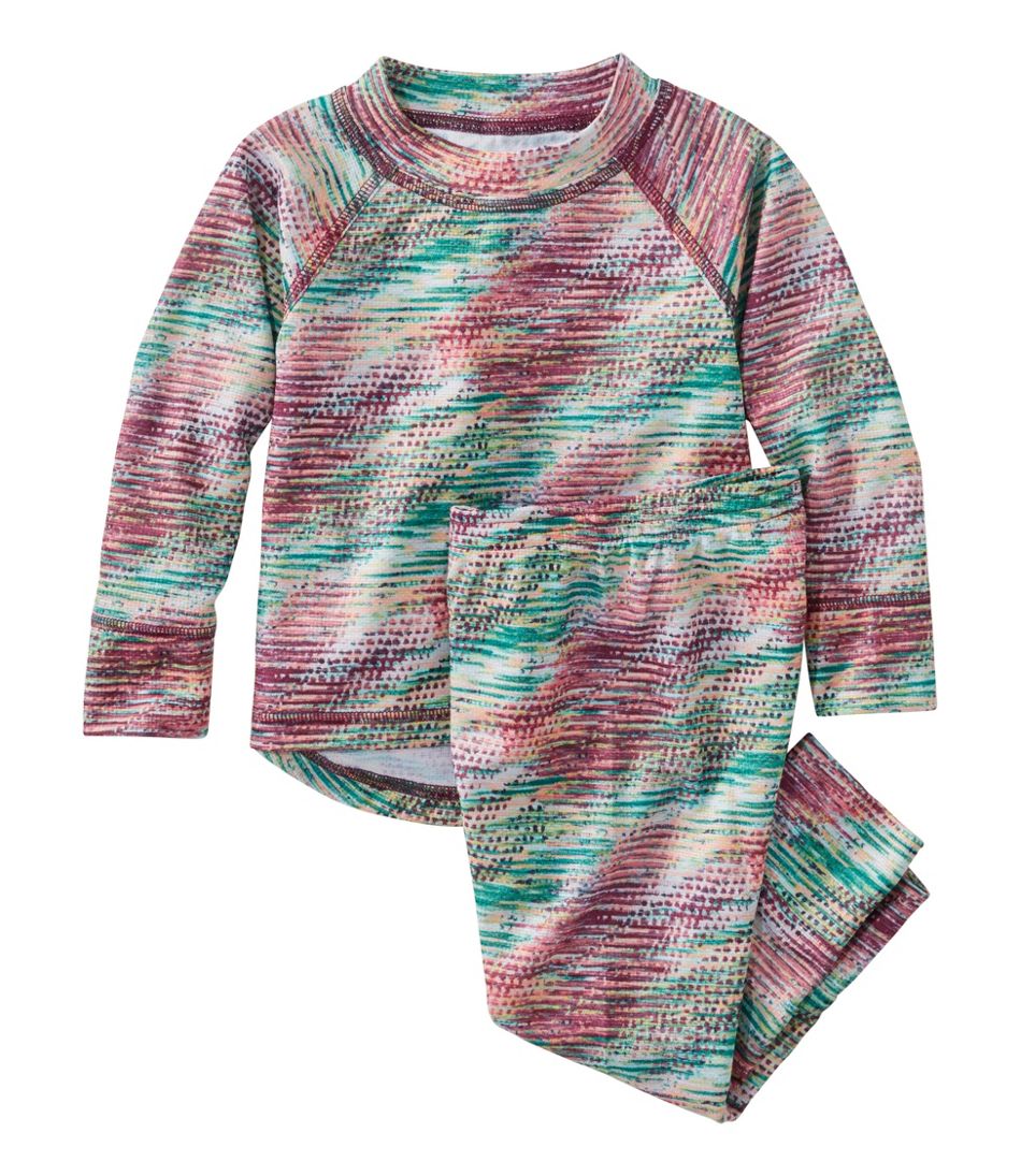 Toddlers' Wicked Warm Midweight Underwear Set, Print | L.L.Bean Value
