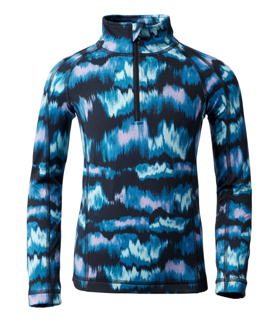 Little Kids' Wicked Warm Long Underwear, Expedition-Weight Print Top | L.L.Bean Great Value