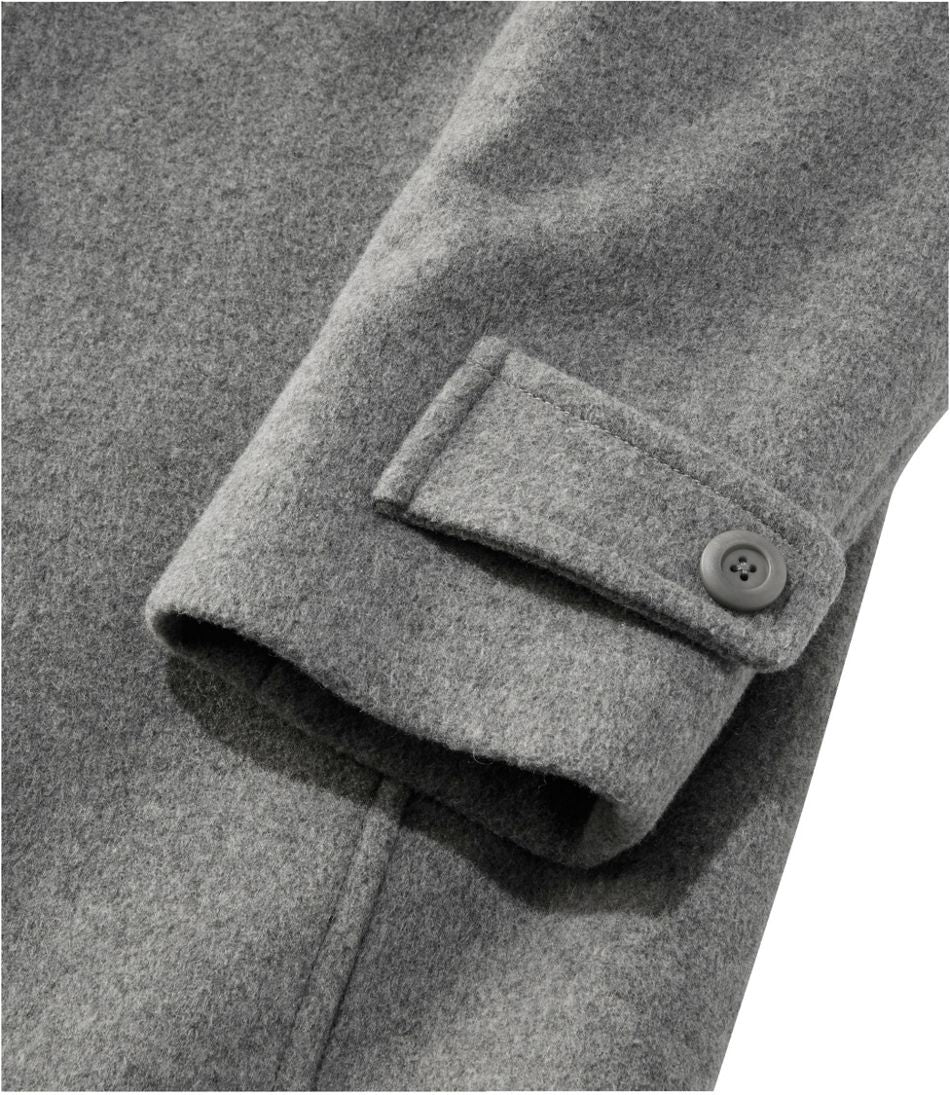 Women's Classic Lambswool Polo Coat, Three-Quarter Length | L.L.Bean Essential