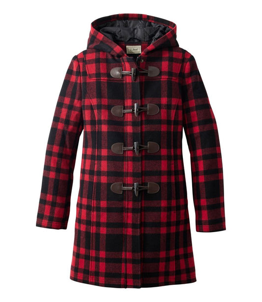 Women's Classic Lambswool Duffel Coat, Pattern | L.L.Bean Recommended