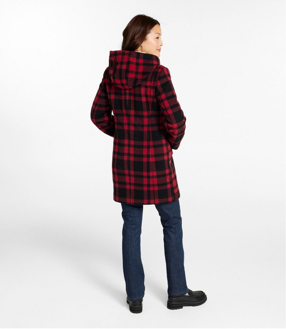 Women's Classic Lambswool Duffel Coat, Pattern | L.L.Bean Recommended