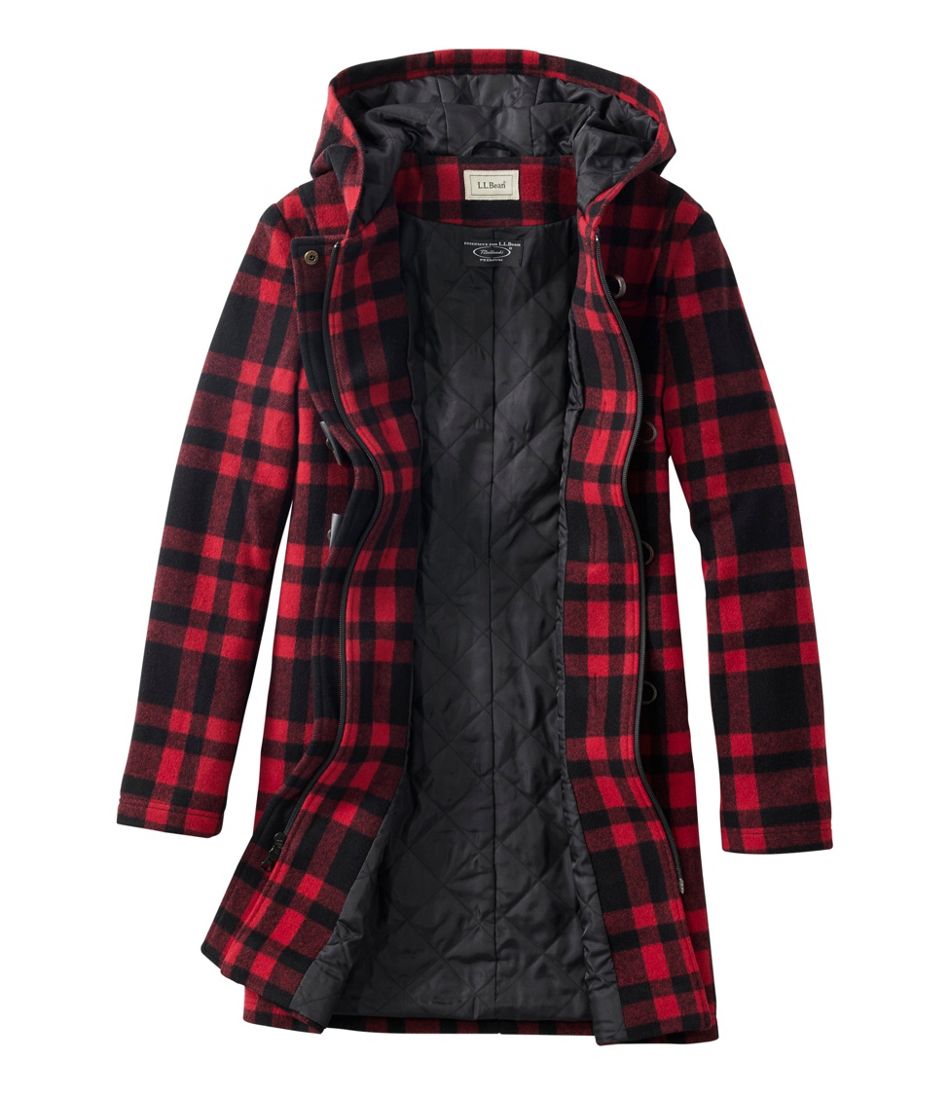 Women's Classic Lambswool Duffel Coat, Pattern | L.L.Bean Recommended