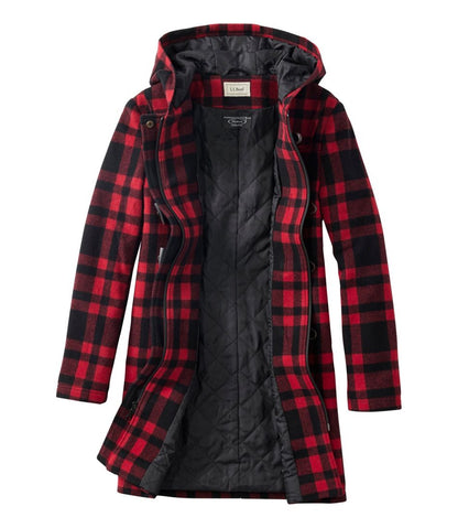 Women's Classic Lambswool Duffel Coat, Pattern | L.L.Bean Recommended
