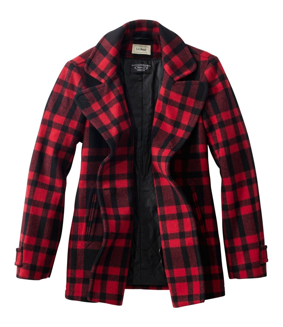 Women's Classic Lambswool Peacoat, Pattern | L.L.Bean Classic