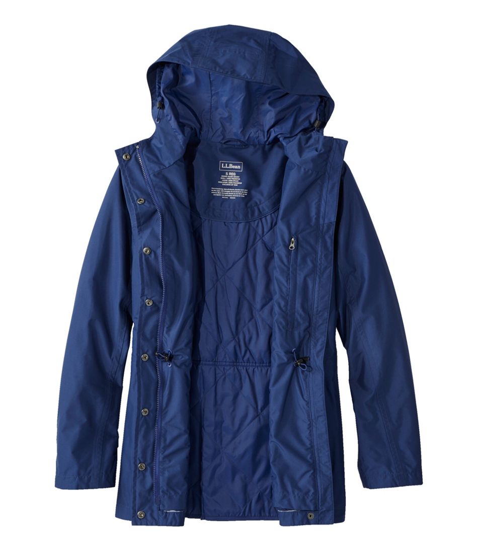 Women's H2OFF Rain Jacket, PrimaLoft-Lined | L.L.Bean Recommended
