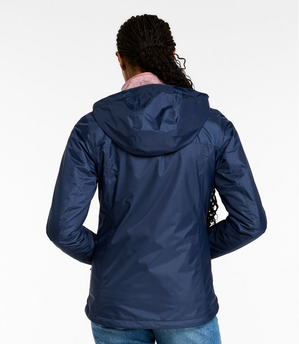 Women's Trail Model Rain Jacket, Fleece-Lined | L.L.Bean Everyday