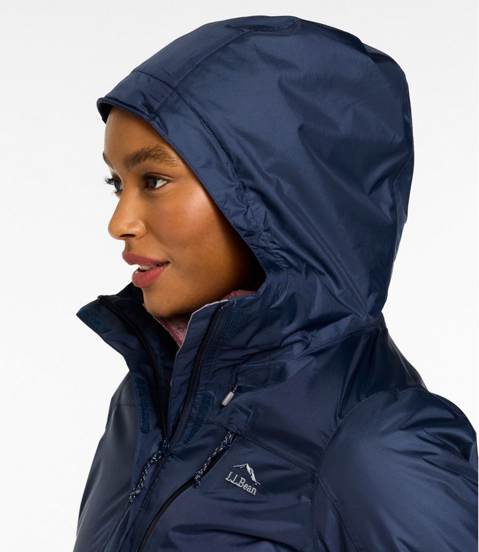Women's Trail Model Rain Jacket, Fleece-Lined | L.L.Bean Everyday