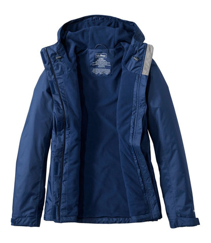 Women's Trail Model Rain Jacket, Fleece-Lined | L.L.Bean Everyday