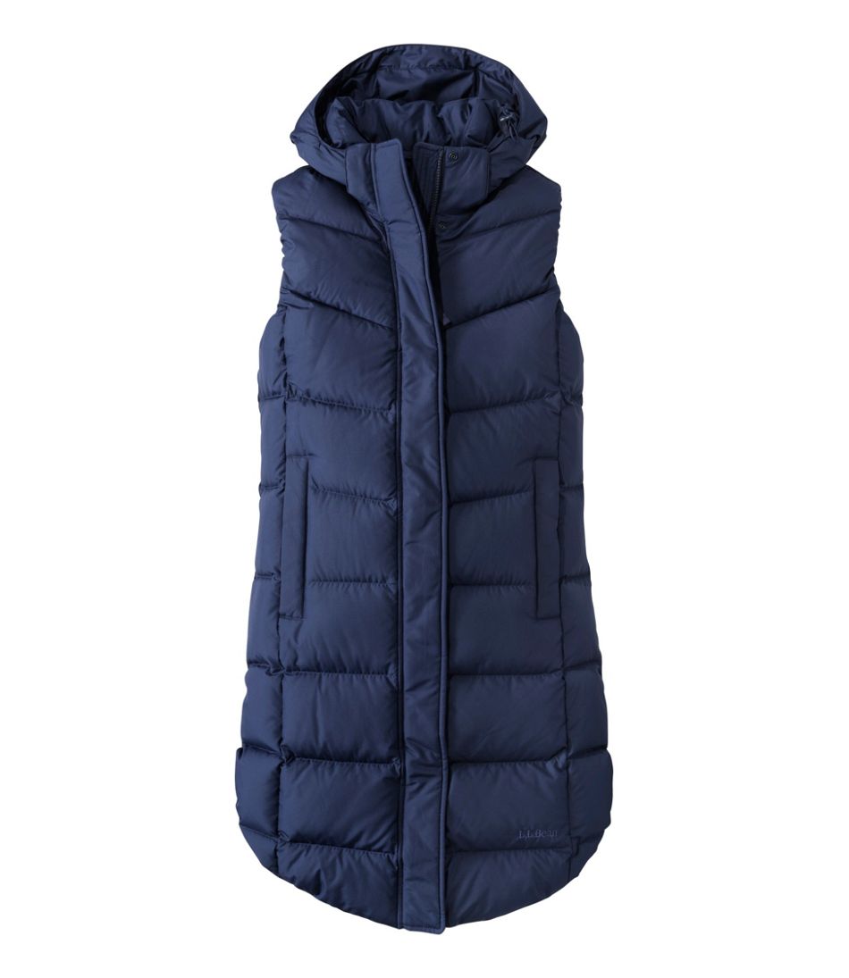 Women's Popham Puffer Long Vest | L.L.Bean Everyday