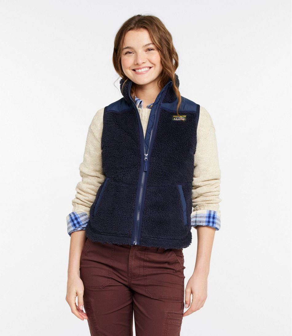 Women's Bean's Sherpa Fleece Vest | L.L.Bean Great Value