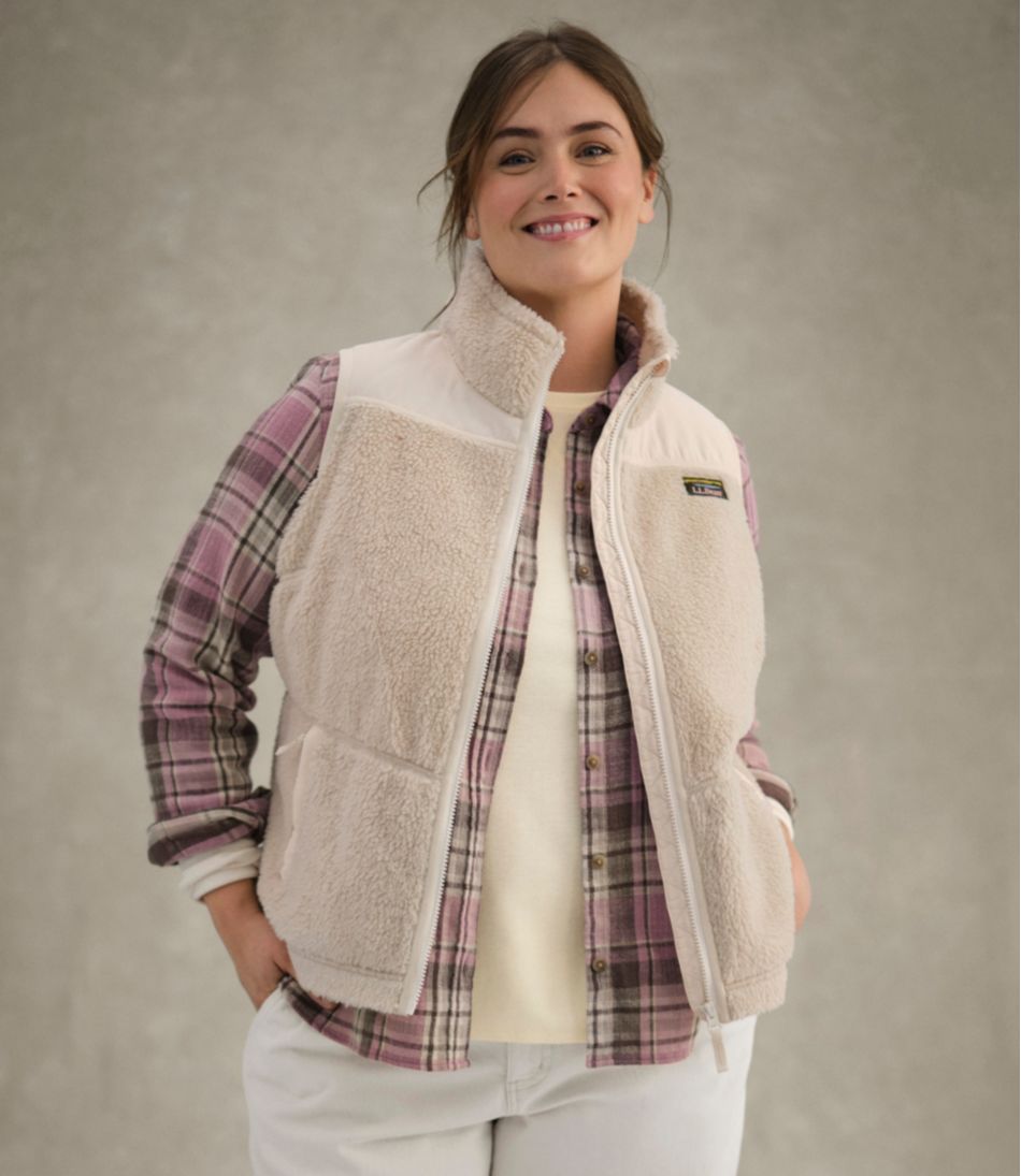 Women's Bean's Sherpa Fleece Vest | L.L.Bean Great Value