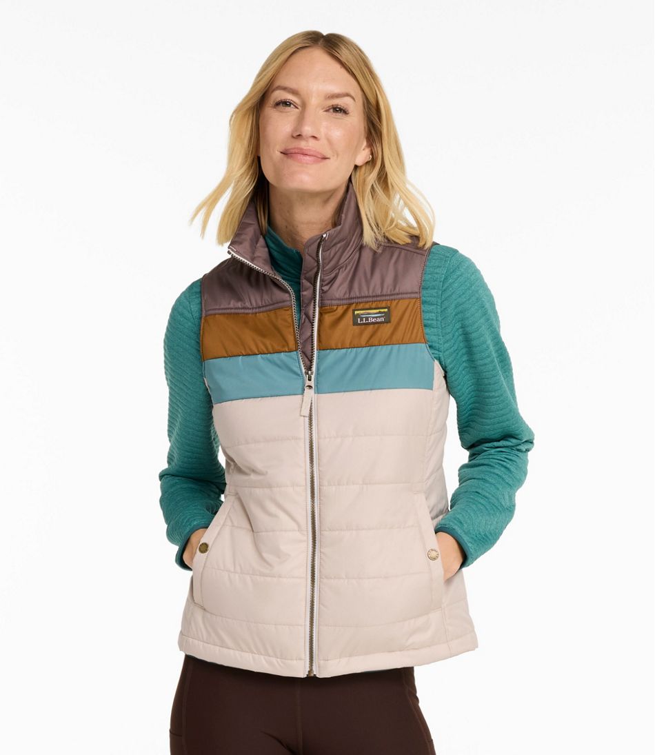 Women's Mountain Classic Puffer Vest, Colorblock | L.L.Bean Featured