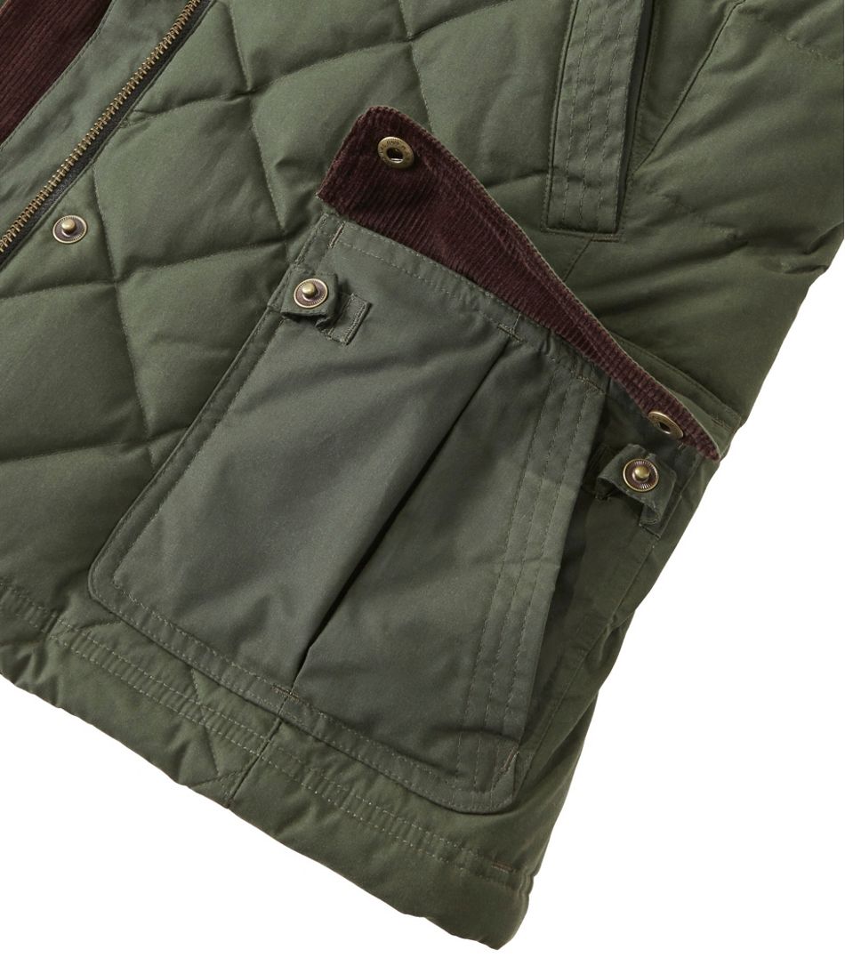 Women's L.L.Bean Upcountry Waxed Cotton Down Vest | L.L.Bean Popular