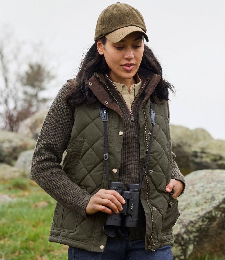 Women's L.L.Bean Upcountry Waxed Cotton Down Vest | L.L.Bean Popular
