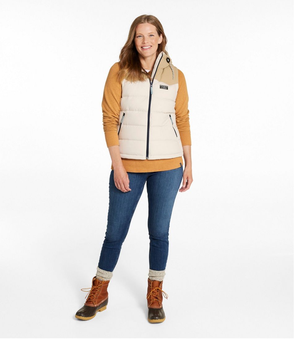Women's Mountain Classic Hooded Down Vest | L.L.Bean Trending