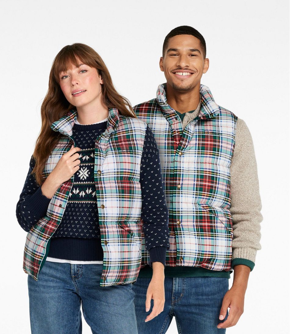Adults' Bean's Trail Model Down Vest '82, Print | L.L.Bean Signature
