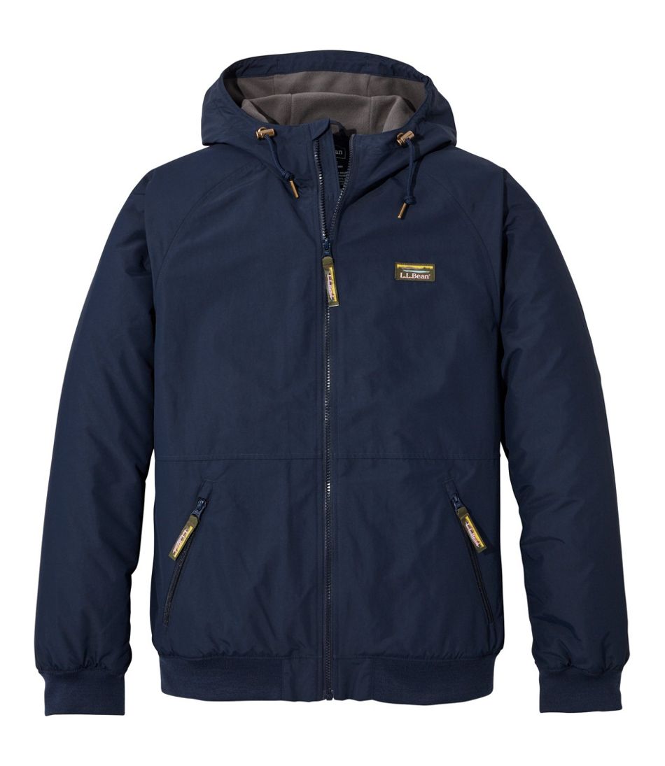 Men's Insulated 3-Season Bomber Hooded Jacket | L.L.Bean Latest